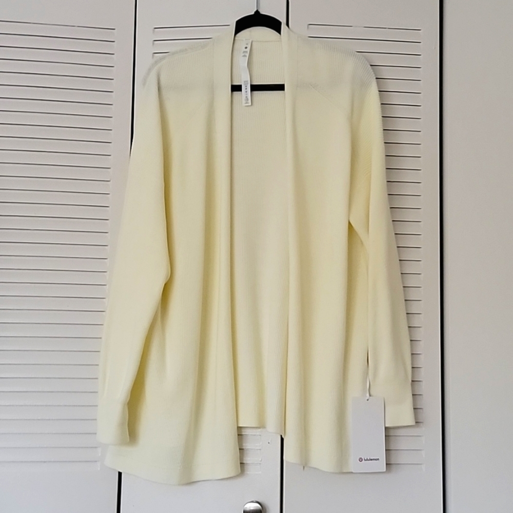 Lululemon Side Slit Sweater Wrap, size 10